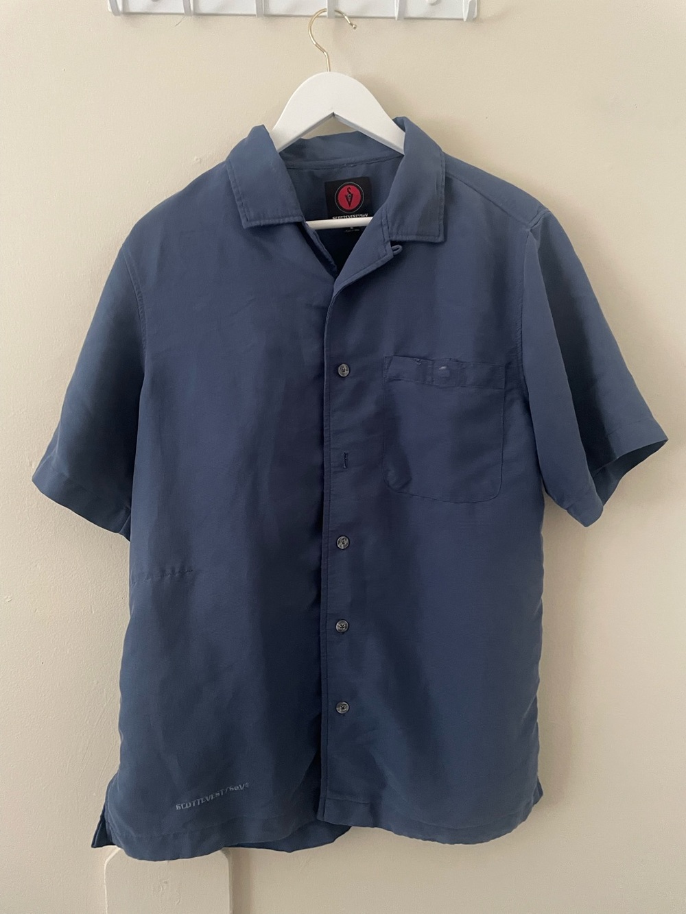 SCOTTEVEST Mens ShirtBlue Tec Size Medium